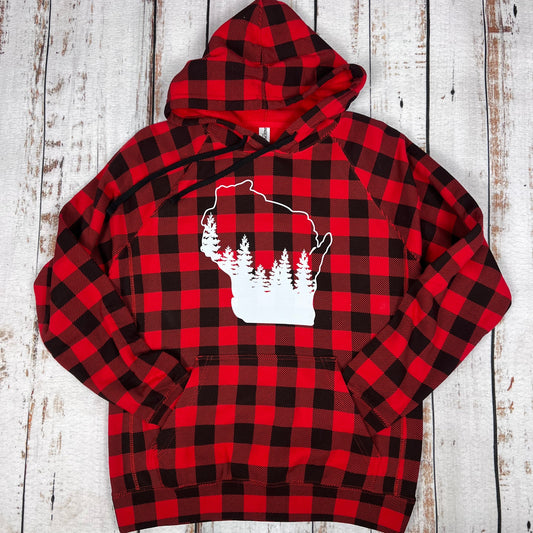 WI Tree Red Buffalo Sweatshirt