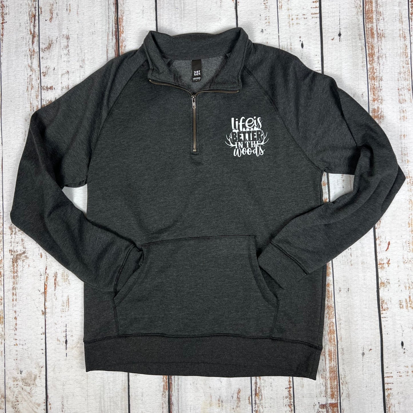 Life Is Better In the Woods Fleece Unisex 1/4-Zip