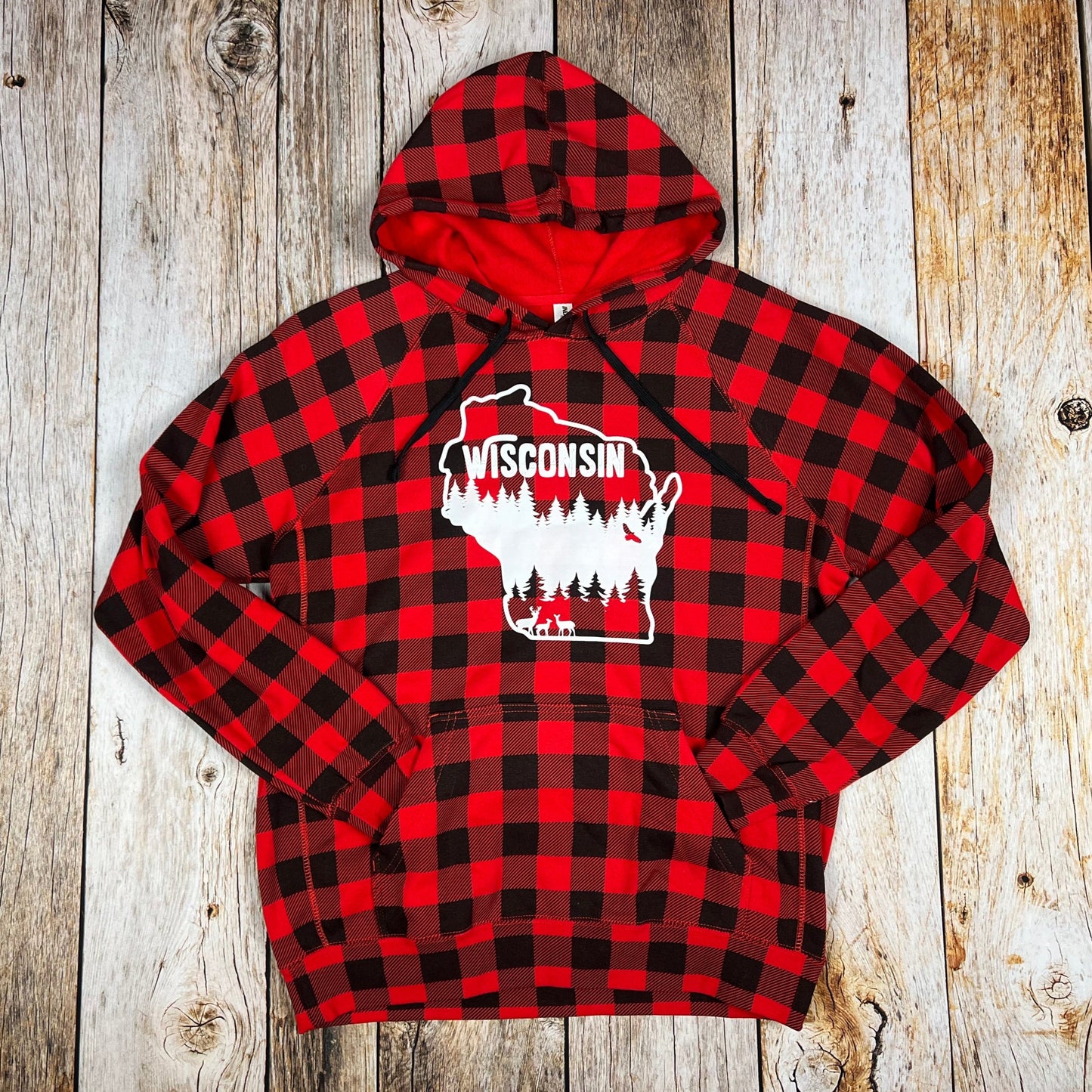 WI Tree Red Buffalo Sweatshirt