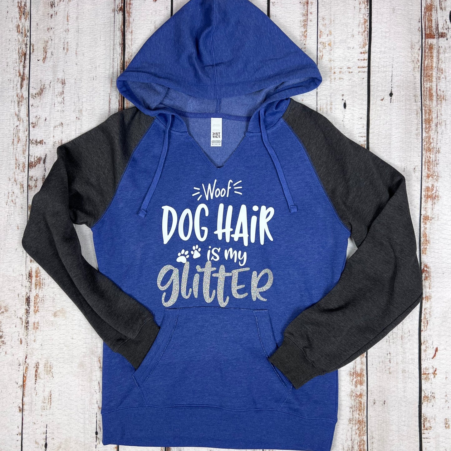 Dog Hair is my Glitter Women’s Fleece Hoodie