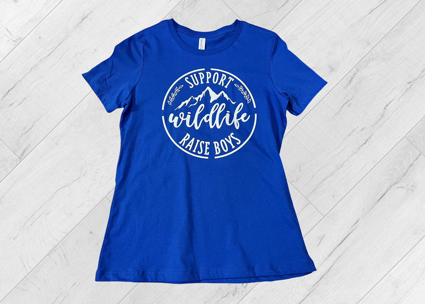 Support Wildlife Raise Boys Ladies Shirt