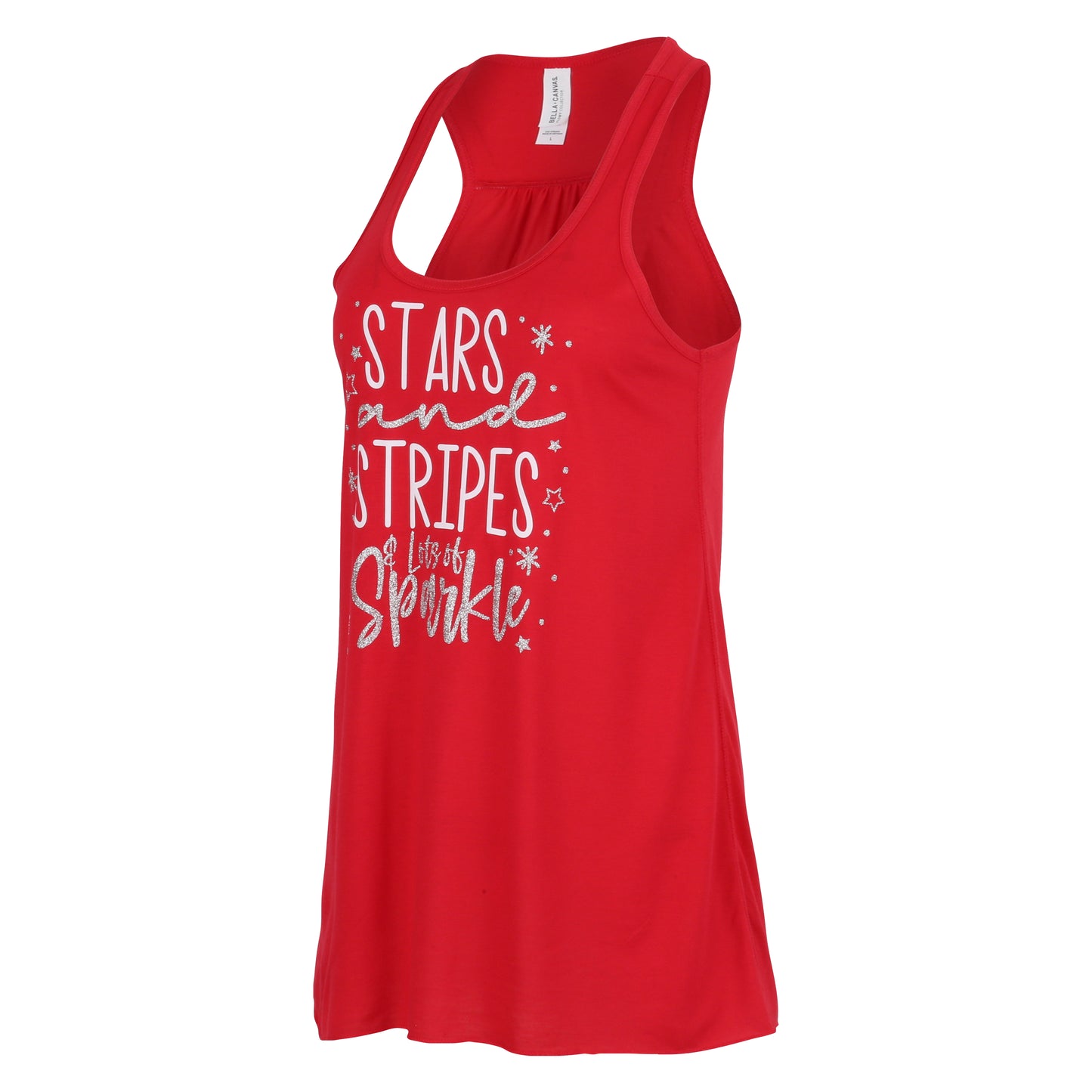 Stars Stripes & Lots of Sparkle Ladies Tank Top